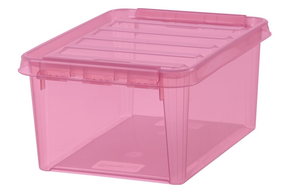 Aufbewahrungsbox mit Deckel Vibes Pfeile 22 L Rosa Kunststoff 30 x 23,5 x  40 cm (