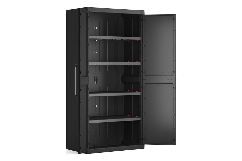 Keter Schrank Detroit XL Anthrazit 89 × 54 × 182 cm kaufen bei JUMBO