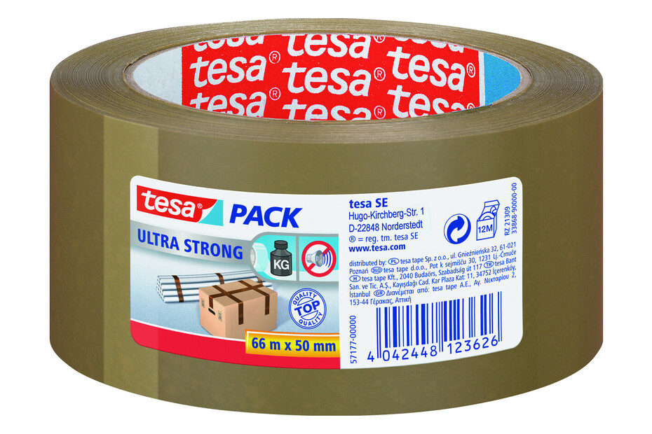 Tesapack Tesa Verpackungsklebeband Tesapack Ultra Strong | 66 m × 5 cm kaufen ...