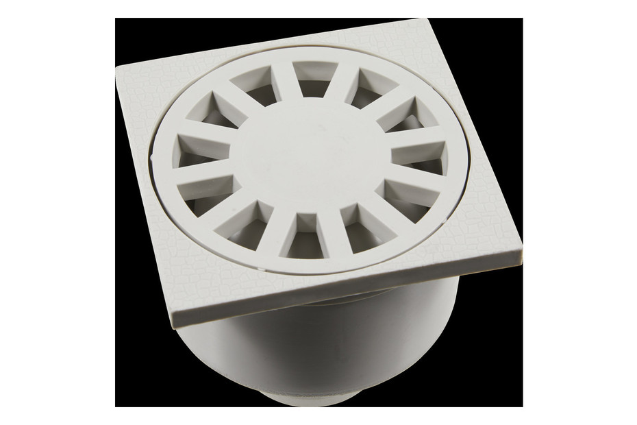Upmann Haus- Und Hofablauf Grau DN 100 – Mit Geruchsverschluss, PVC, Belastbar Bis 2 T