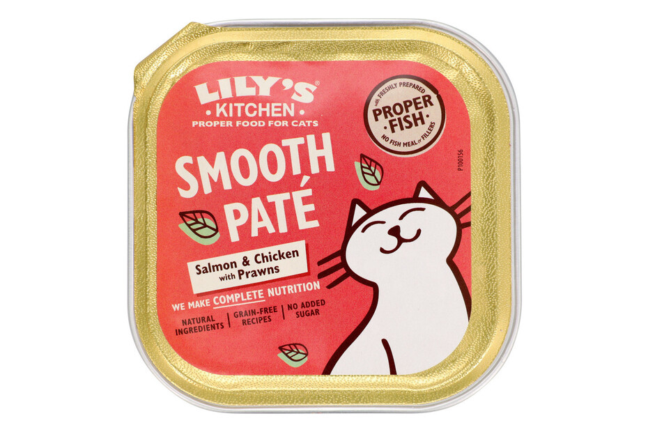 Pâtée pour chats Lily's Kitchen Smooth paté SaumonPoulet Acheter chez JUMBO