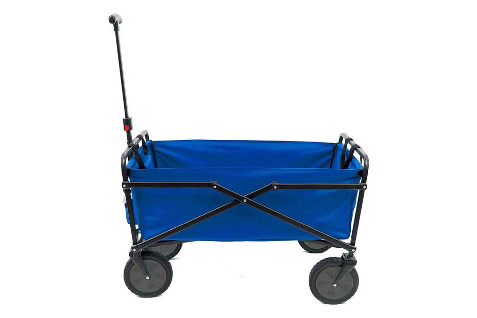 Ayce Chariot à échelle pliable Bleu, 75 × 46 × 85 cm