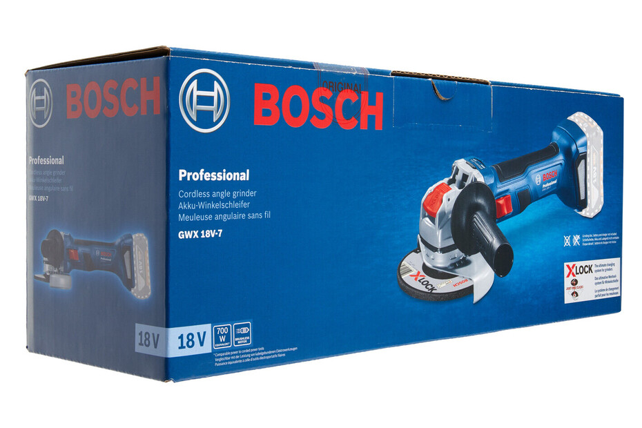 Bosch Professional Meuleuse d'angle sans fil GWS 18 V-7