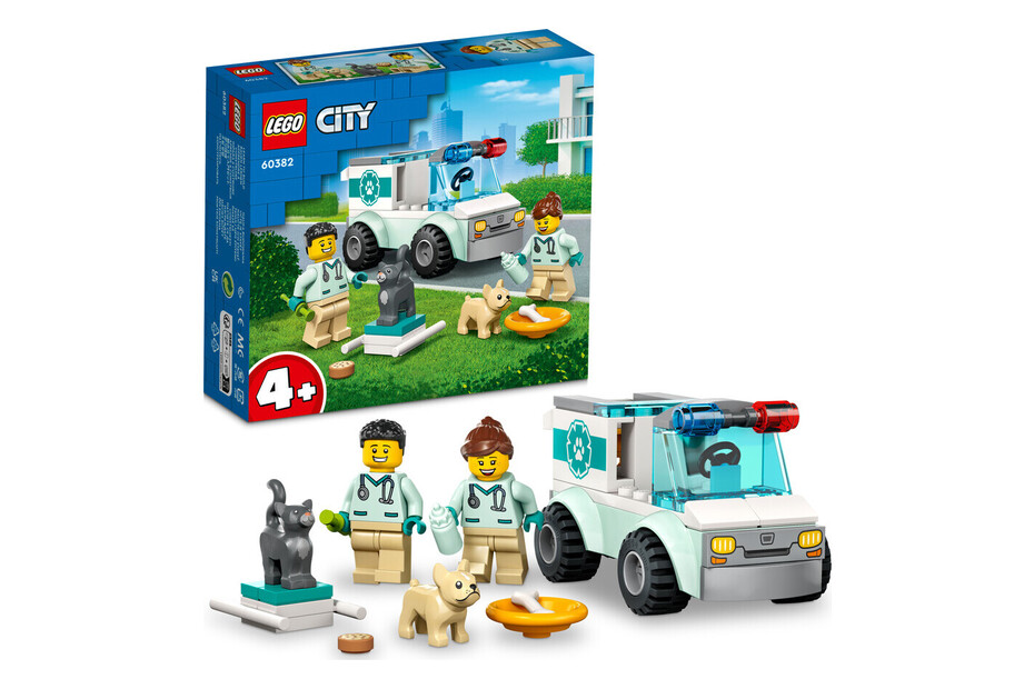 LEGO® City Great Vehicles 60382 L'intervention du véhicule vétérinaire  Acheter chez JUMBO
