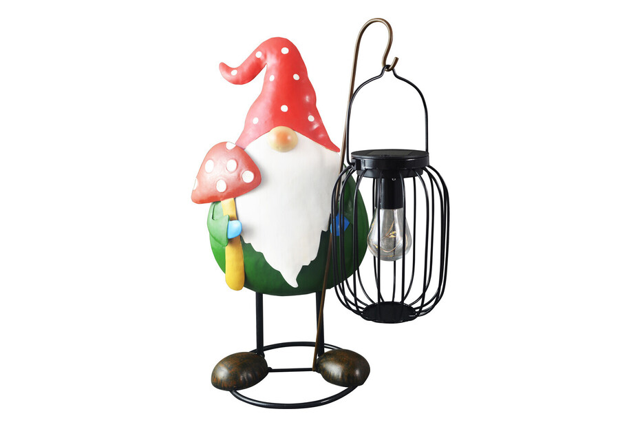 Mood Lab Gartenzwerg Auf Flamingo - Lustige Harzfig Produktbild-Vorschau 1