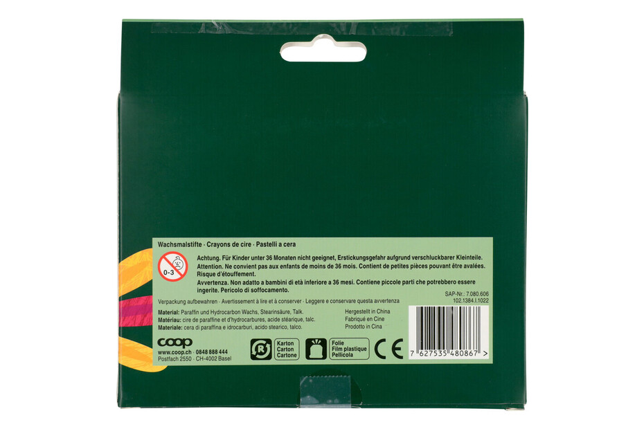 Qualité & Prix Crayons de cire 12 pièces Acheter chez JUMBO