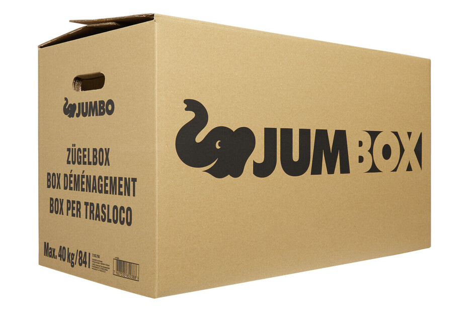 Jumbo Umzugskarton JumBox XL Premium, 37.8 × 36 × 66 cm