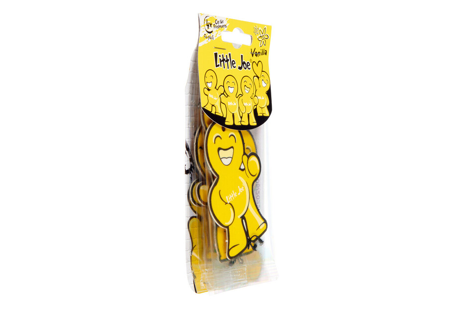Lufterfrischer Little Joe Paper Card Vanille, gelb kaufen bei JUMBO