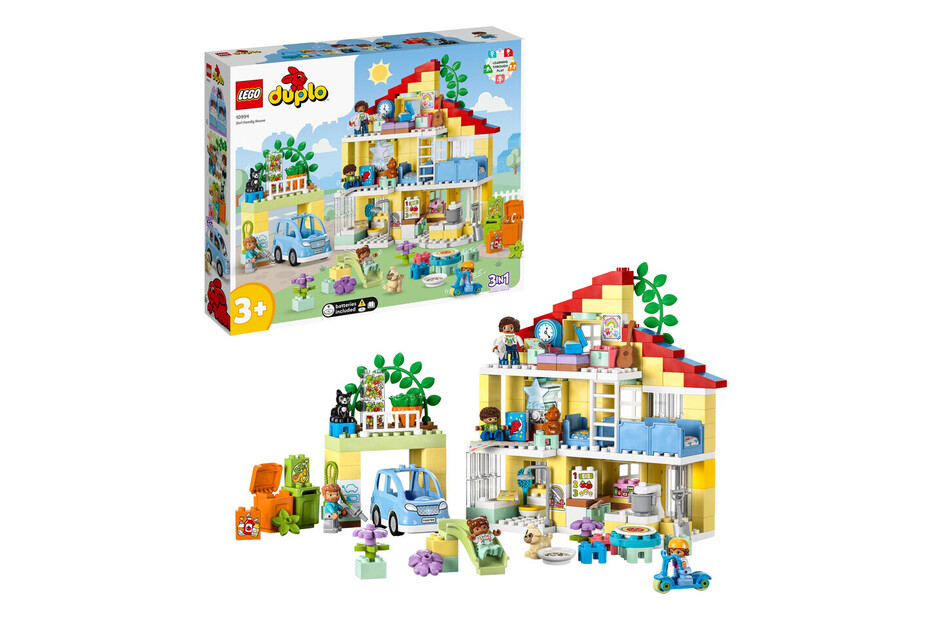 bureau Rute Uovertruffen LEGO® DUPLO® 10994 La maison familiale 3-en-1 Acheter chez JUMBO
