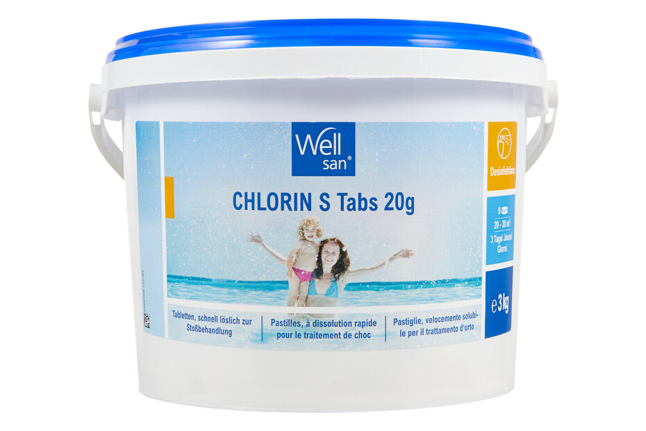 Chlorin S Tabs 20 g Wellsan 3 kg Acheter chez JUMBO