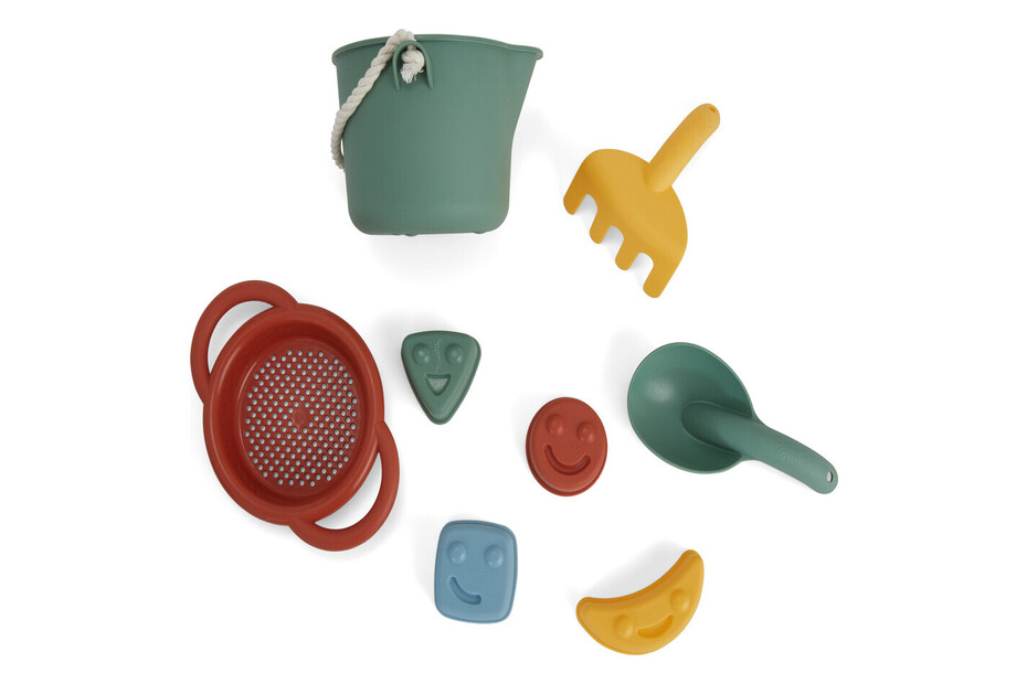 Râteau Anti-Puces Sable Plage 40 Cm – Acier Inoxydable Dents Requin – Manche Long Amovible