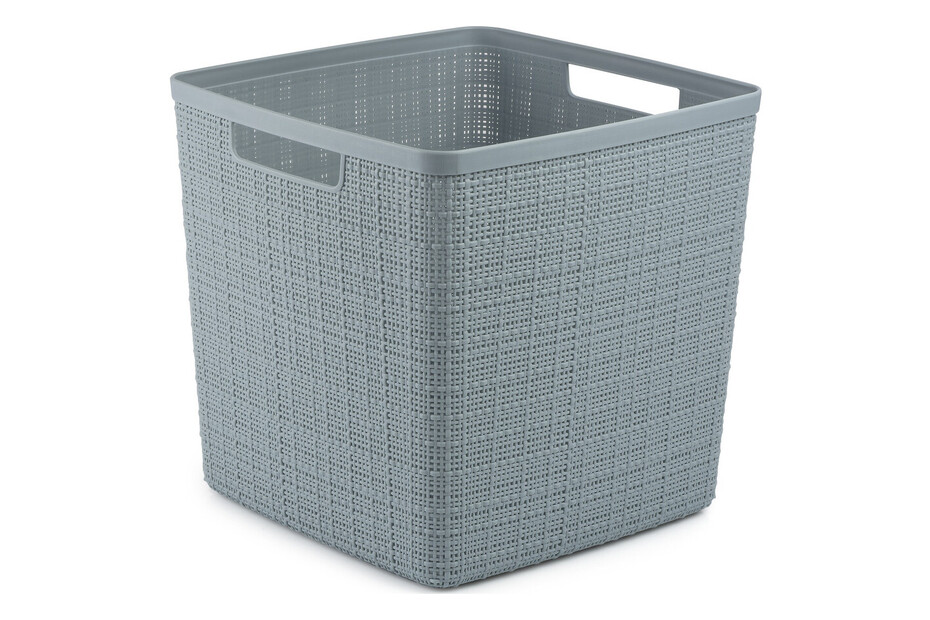 Curver Jute Korb Cube Hellblau 27 cm 17 l kaufen bei JUMBO