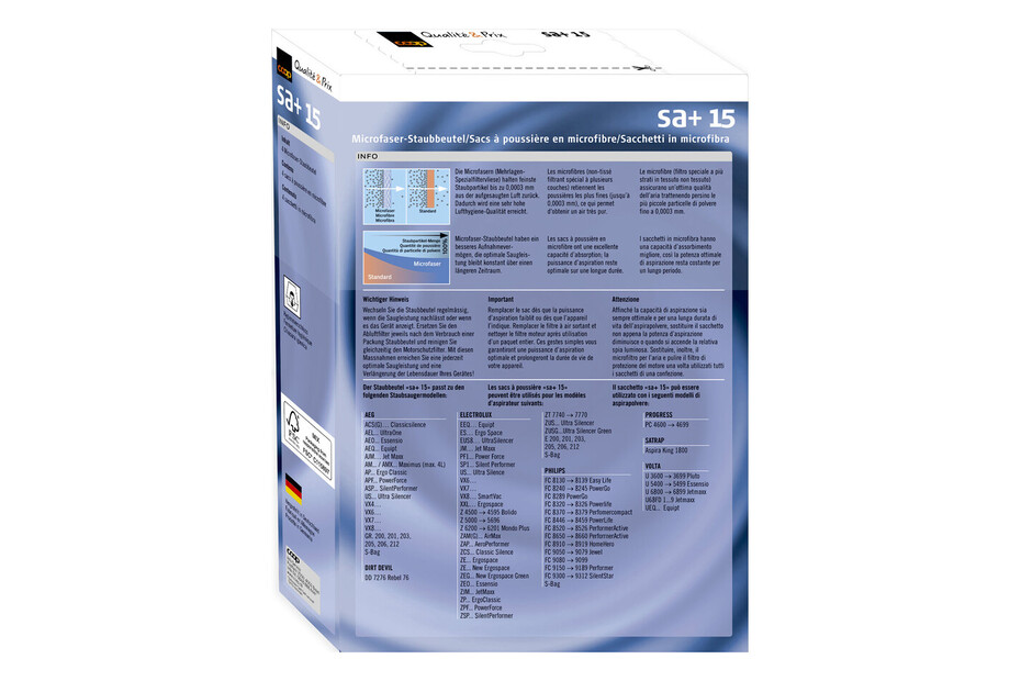 20 Sacchetti Per Aspirapolvere Philips HR 8331 20 Sacchetti Per Aspirapolvere Philips HR 8331