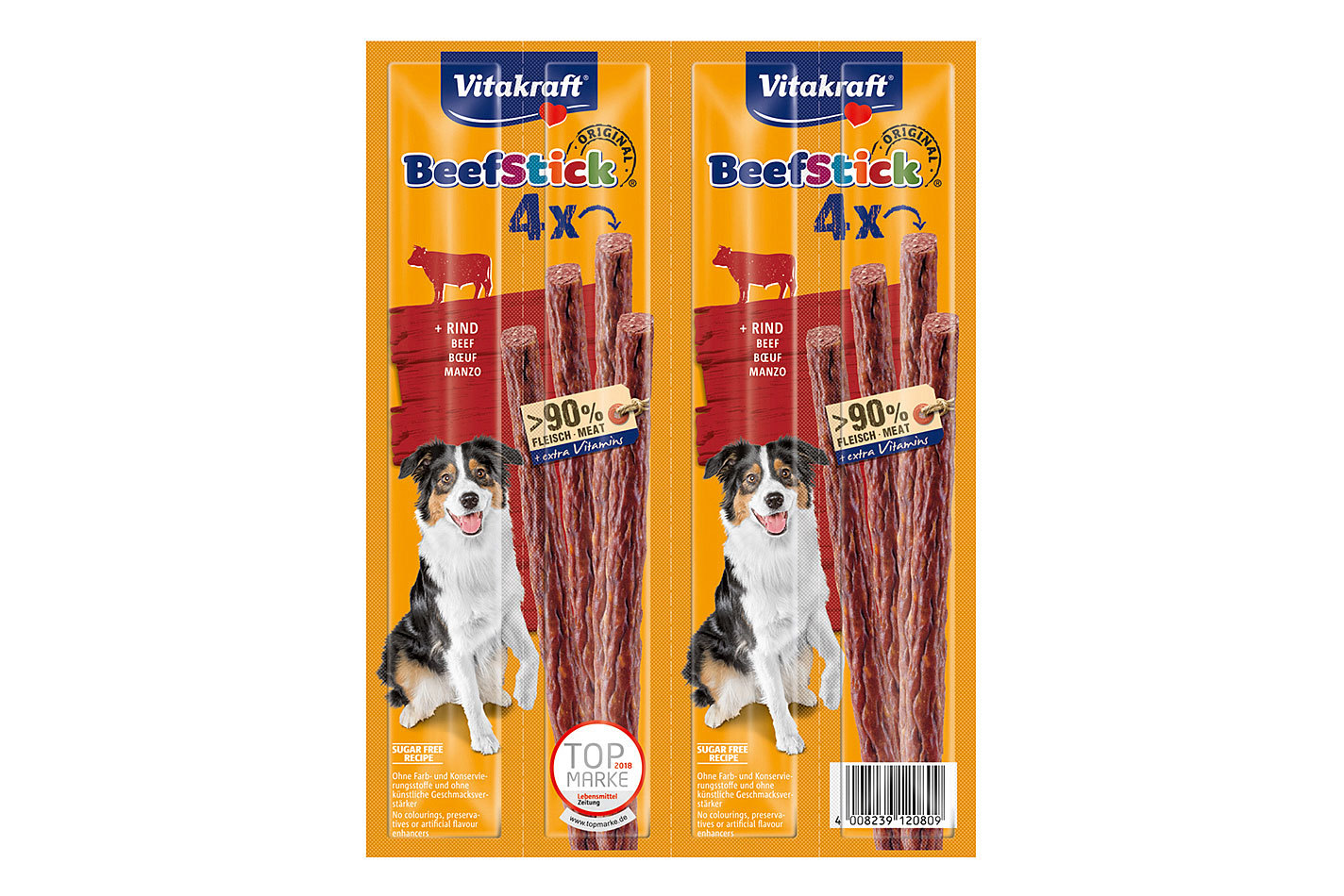 Vitakraft Beef sticks au boeuf 4 pièces