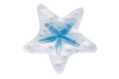Spirella Tappetino per vasca Asterie Blu Chiaro | 11,5 × 11 cm | 5 pezzi