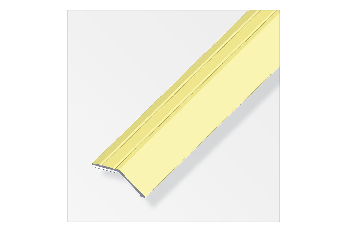 Alfer Profilo di livellamento per parquet in Ottone | 100 × 3 cm