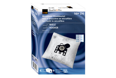 Staubsaugerbeutel Microfaser Sa+24 4 Stück Staubsaugerbeutel Microfaser Sa+24 4 Stück