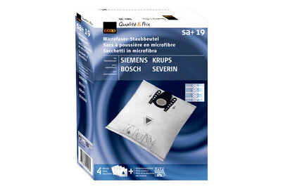 Coop Staubsaugerbeutel Microfaser Sa+19 4 Stück Coop Staubsaugerbeutel Microfaser Sa+19 4 Stück
