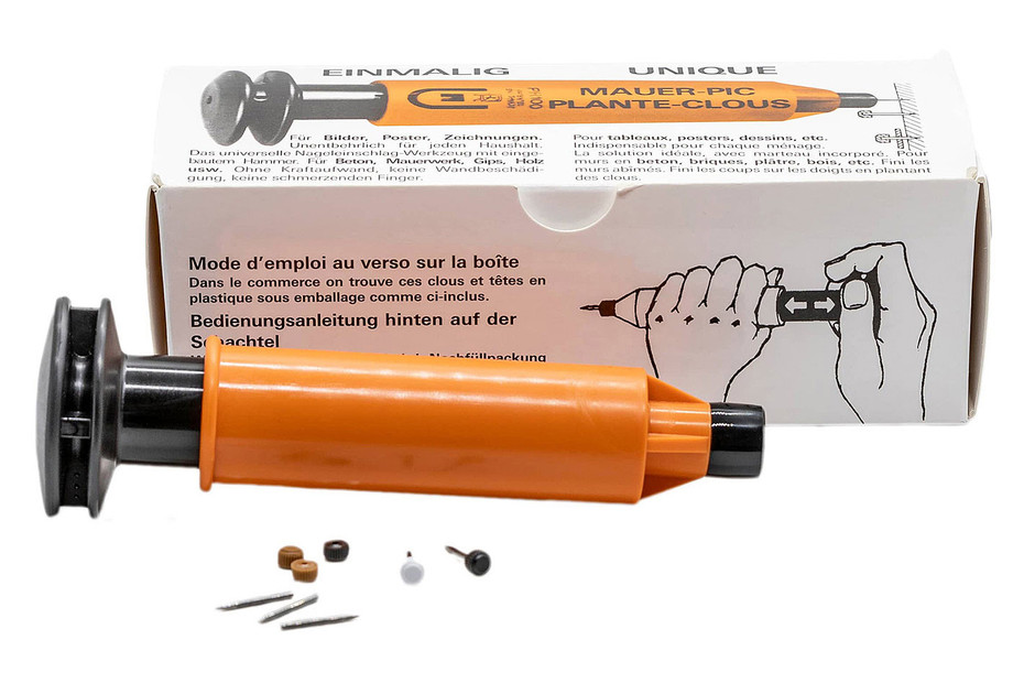 Set 100 Chiodi Per Quadri In Acciaio Temprato - 5 Misure Diverse, Made In Germany - Foto 2