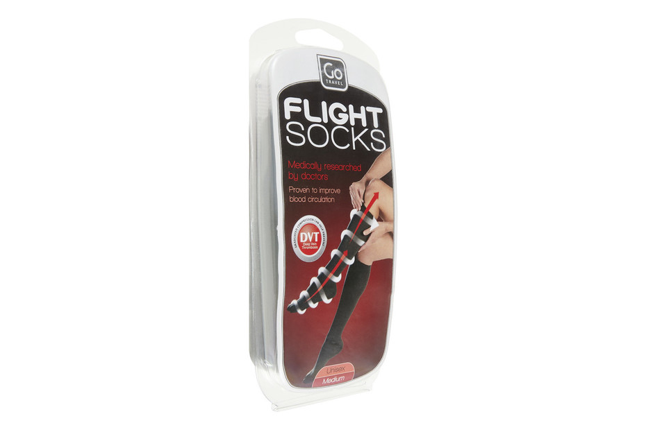 GO Travel Chaussettes pour assistence de vol noireTaille M Acheter