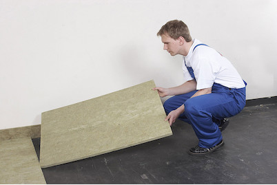 Image of Rockwool Trittschalldämmplatte Floorrock SE | 100 × 62.5 cm | 20 mm
