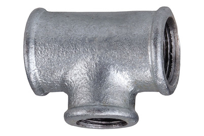 Image of Cornat Temperguss T-Stück | 3/4 × 1/2 Zoll