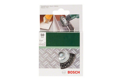 Image of Bosch Scheibenbürste 50mm Draht 256526