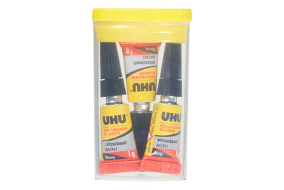 Image of UHU Sekundenkleber Minis | 3 × 1 g