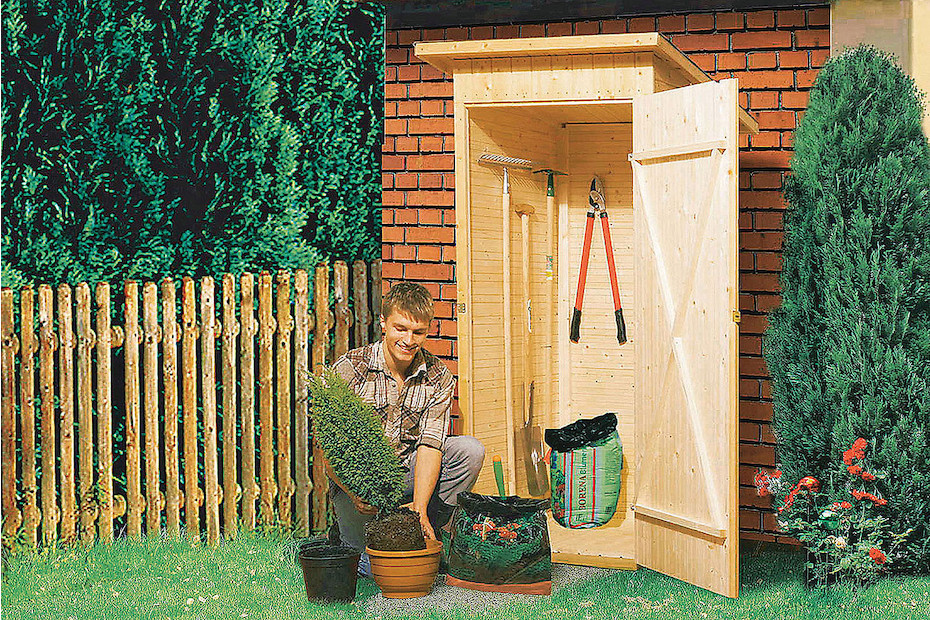 Weka Geräteschrank mit Pultdach