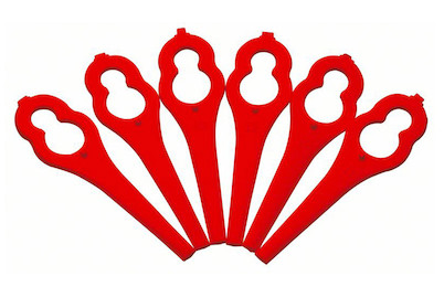 60 Lame Ricambio Per Decespugliatore - Plastica ABS, Per Tagliabordi | Manutenzione Giardino - Foto 3