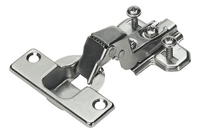 Qualité & Prix Basic Nastro interno per mobili nichelato | ⌀ 2,6 cm | 2 pezzi