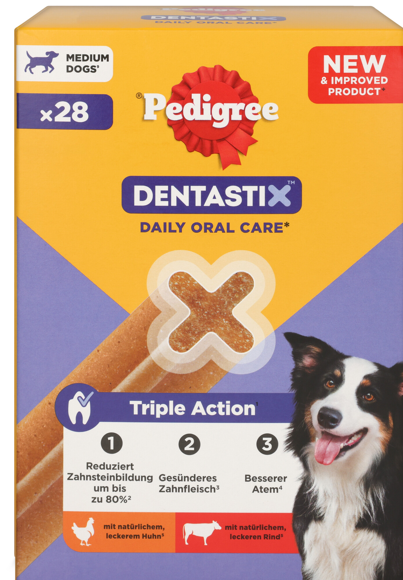 Pedigree Dentastix medium boîte de 28 bâtonnets