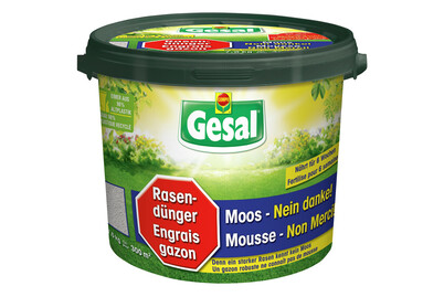 Gesal Fertilizzante per prato No Grazie al Muschio | 7,5 kg | per 300 m²