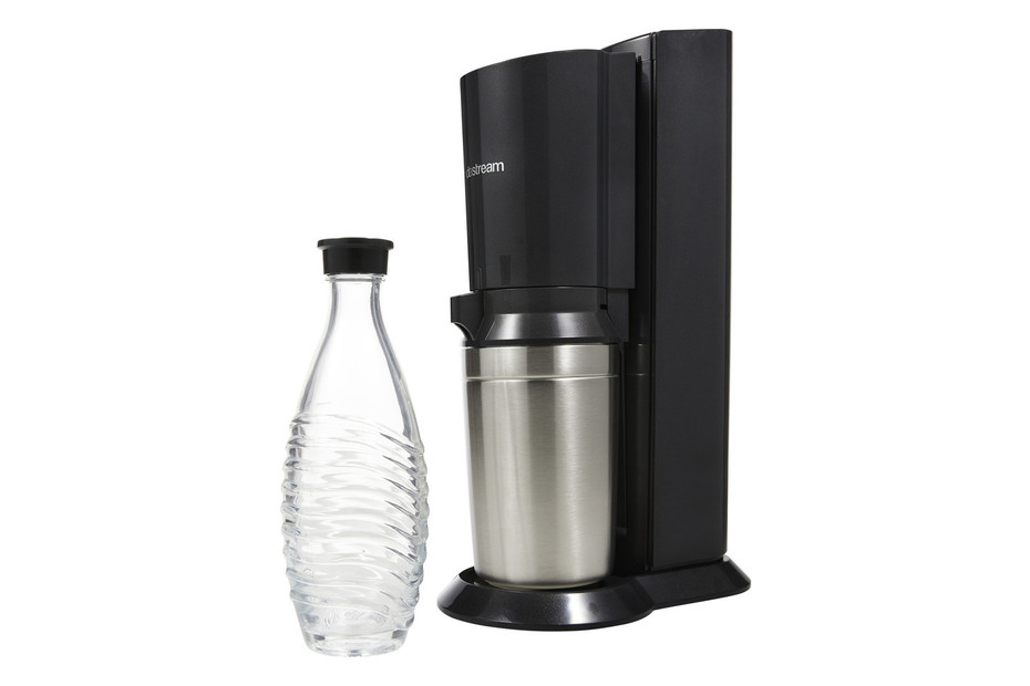 Sodastream Crystal black/metal & 1 Glaskaraffe kaufen bei JUMBO