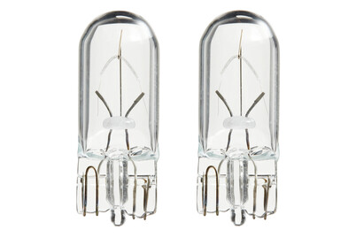 Philips Ampoule à culot en verre Premium W3W | 12 V | 2 Pièces