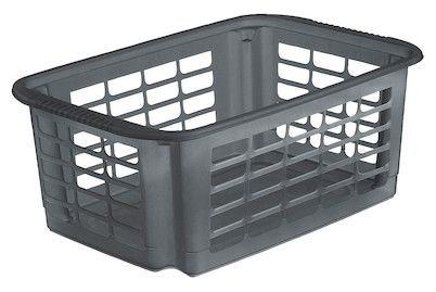 Oecoplan Rotho Cesto impilabile rotante Reverso Antracite | 15 × 26 × 38,5 cm | 10 l