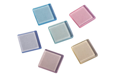 Image of Rayher Acryl-Mosaik Transparent | 10 × 10 mm | 205 Stück
