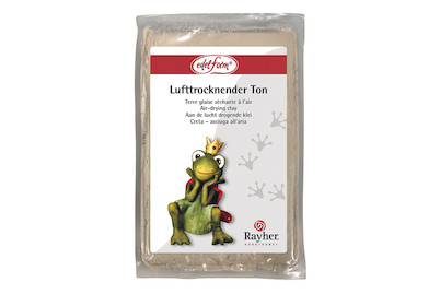 Image of Rayher Lufttrocknender Ton Dunkel | 1 kg