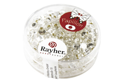 Rayher Perline Rocailles a forma di farfalla | 3.2 × 6.5 mm | 18 g