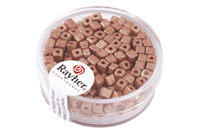 Image of Rayher Metallic-Würfel Matt | 3.4 mm | 15 g