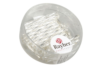 Rayher Penne di vetro Twisted con filo d