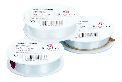 Image of Rayher Perlonfaden Reissfest | 0.35 mm | 5 kg