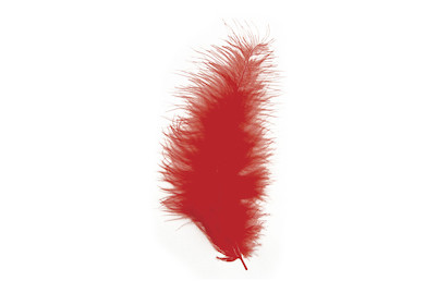 Image of Rayher Flauschfedern Rot | 10-15 cm | 15 Stück
