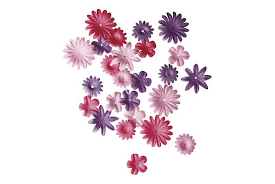 Image of Rayher Papier-Blütenmischung | 1.5-2.5 cm | 36 Stück