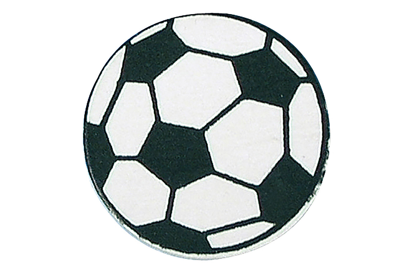 Rayher Elementi decorativi in legno a forma di palloni da calcio | 3 cm | 6 pezzi