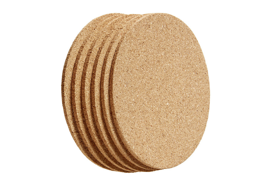 Set 4 Sottobicchieri In Vetro Rotondi – Trasparenti, Diametro 10 Cm, GLOREX