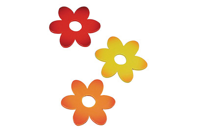 Image of Rayher Holzstreuteile Blüten | 7 cm | 6 Stück