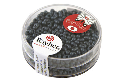 Rayher Perles de rocaille en forme de papillon | 2 × 4 mm | 18 g