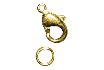 Image of Karabiner-Schliesse mit Ring 13 mm