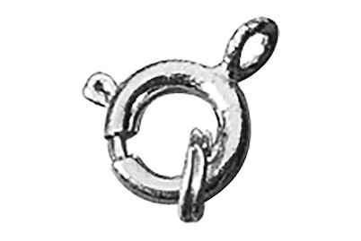 Image of Rayher Federringe mit Spaltring | 7 mm | 4 Stück